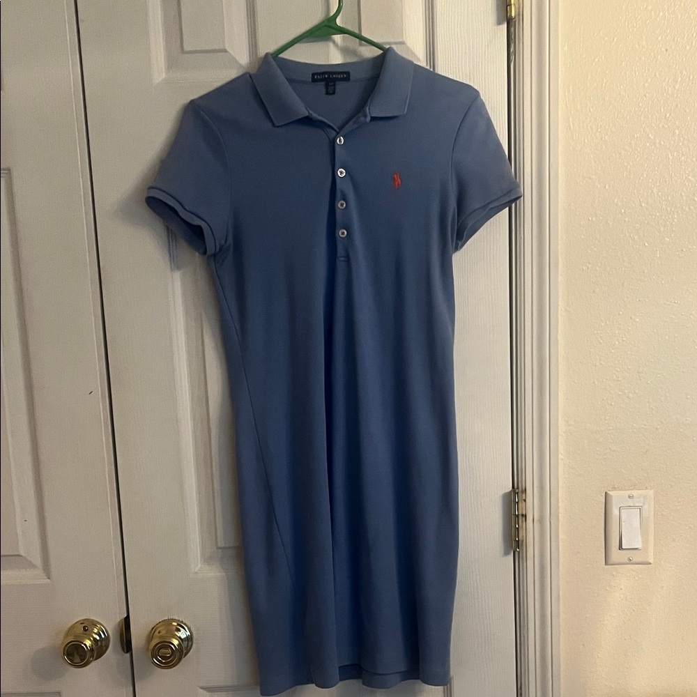 Polo by Ralph Lauren Light Blue Mini Dress